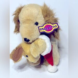 Vintage KellyToy Kuddle Me Toys Cocker Spaniel With Tags